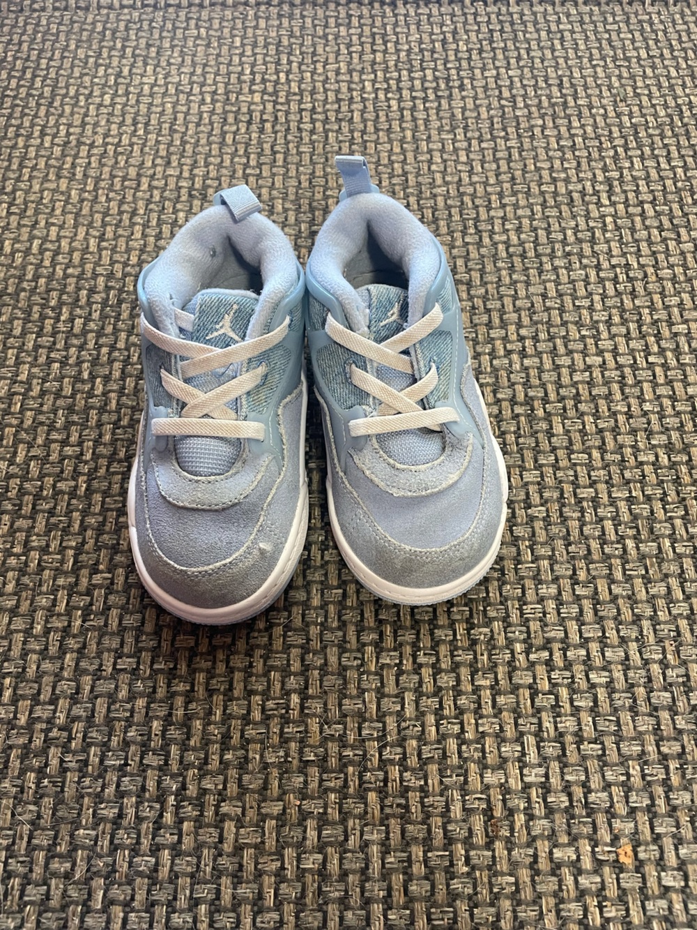 Jordan Kids Light Blue Lace-Up Sneakers